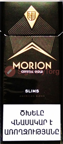 Morion Crystal Gold Slim